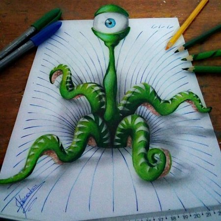 Объемные рисунки