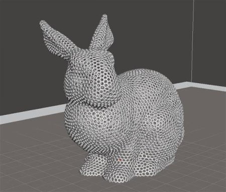3д модель принтер стил Voronoi