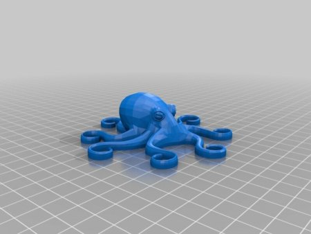 3d модели для принтера осьминог
