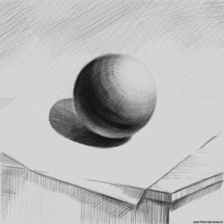 3d шар рисунок