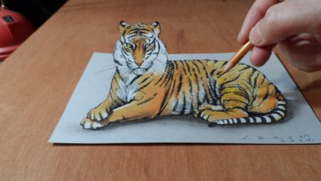 Тигр для рисования