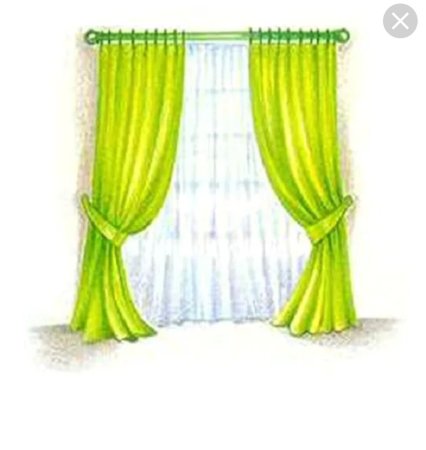 Карточки для малышей шторы