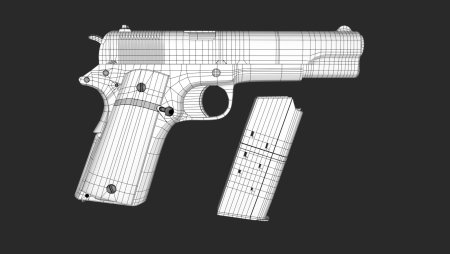Colt m1911 чертеж