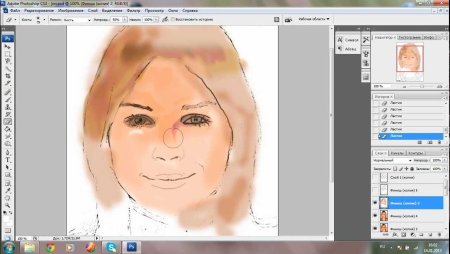 Лёгкие рисунки в фотошопе