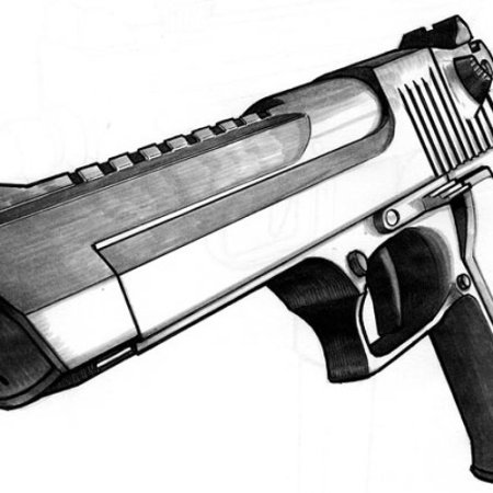 Пистолет в перспективе