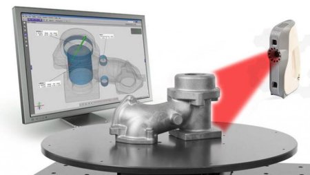 Бесконтактный 3d-сканер лазерный в машиностроении