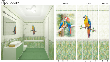 Панели ПВХ Panda "тропики" 00420