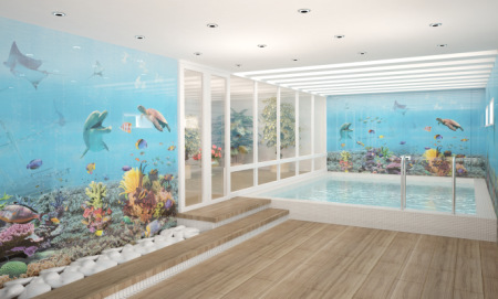 Панели Панда подводный мир