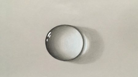 3д капля карандашом