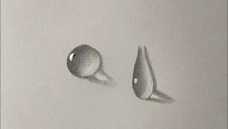 Капля карандашом