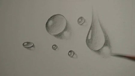 Капля карандашом