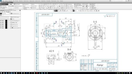 Чертеж корпус в программе компасе 3d