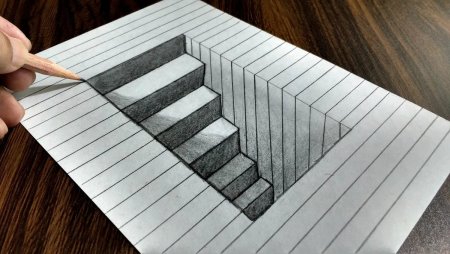 3d рисунки карандашом