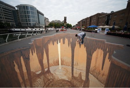 3д иллюзии на асфальте