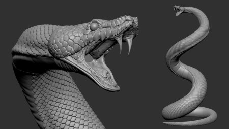 Статуя змеи