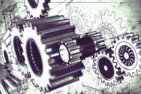 Шестеренки граффити