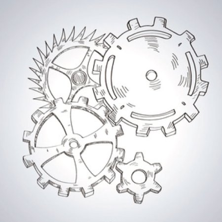 Шестеренки карандашом