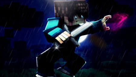 Арт майнкрафт 3д