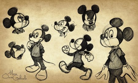 Старый Микки Маус персонажи