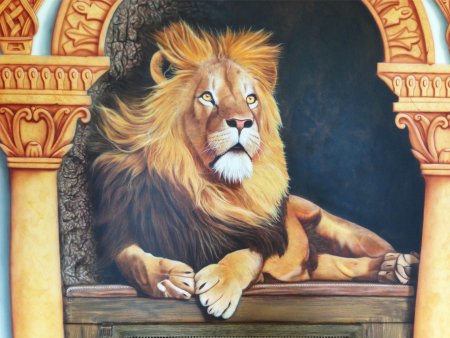 Красочный Лев