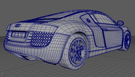 Nurbs моделирование Maya