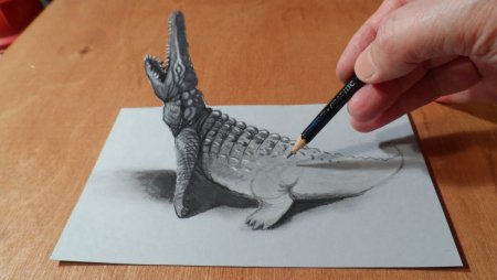 3д рисунки карандашом