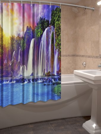 Шторы для ванной PEVA 3 D