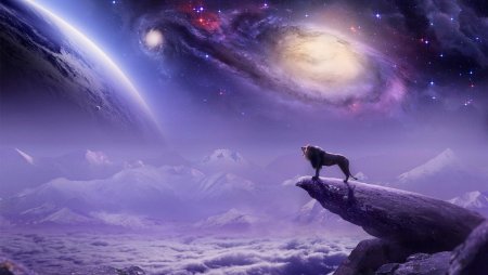 Иллюстрации с видами космоса