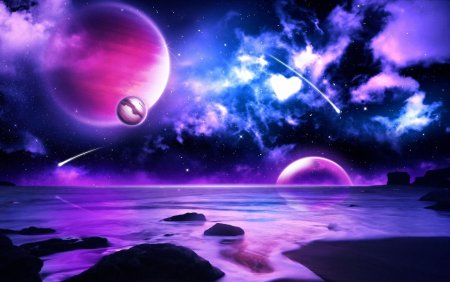Фантастическое ночное небо
