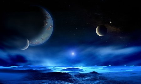 Фиолетовый космос