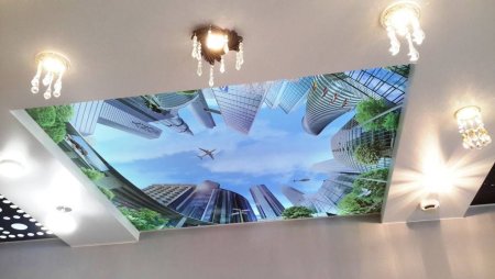 Натяжные потолки 3d