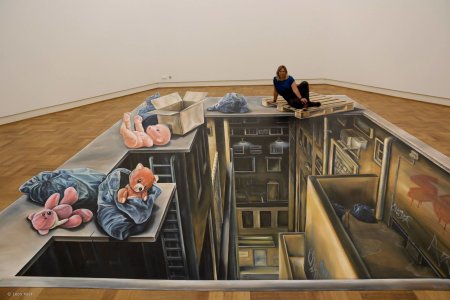 3 D рисунки в квартире