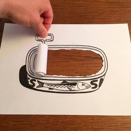 Креативные рисунки на бумаге