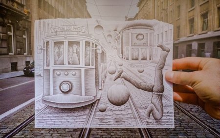 Бен Хайне карандаш против камеры