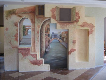 3д роспись стен