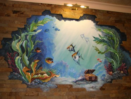 Декоративная живопись на стенах