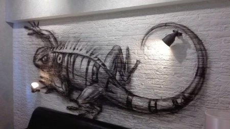 3д рисунки на стенах в квартире