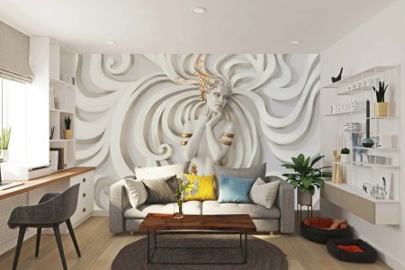 Фотообои 3d стена