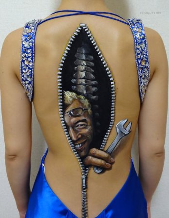 Боди арт тату