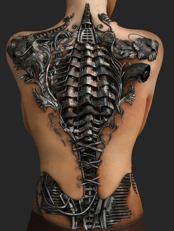 Тату биомеханика 3в