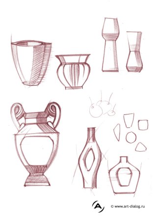 Набросок вазы
