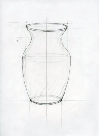 Ваза карандашом