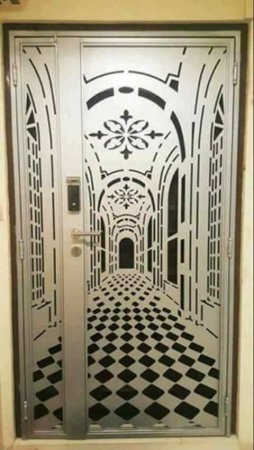 Лазерная резка двери