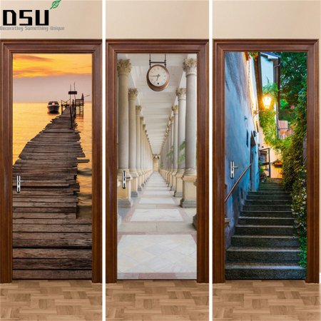 Наклейки на двери межкомнатные