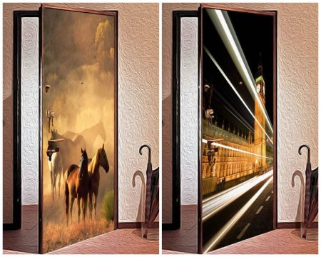 Картина на дверь входную