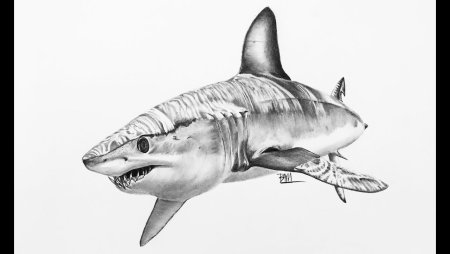 Акула мультяшная