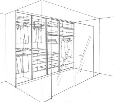 Гардероб эскиз