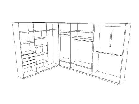 Гардеробные эскизы