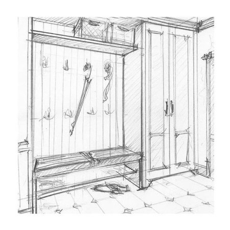 Зарисовки прихожей