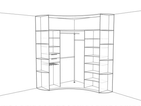 Эскиз шкафа купе